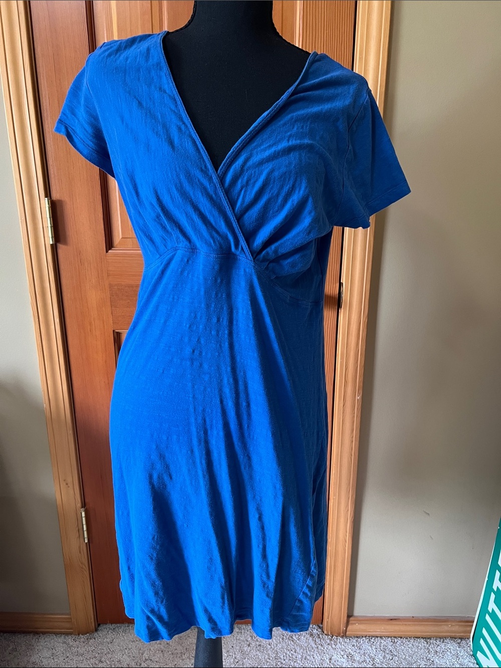 Lole Women’s Bright Cobalt Wrap-Style Midi Dress